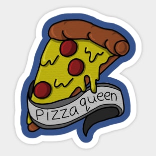 Pizza Queen Sticker